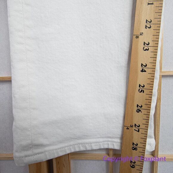 NEW Madewell Mid-Rise Perfect Vintage Straight Jean in Tile White, 25 - Picture 7 of 16